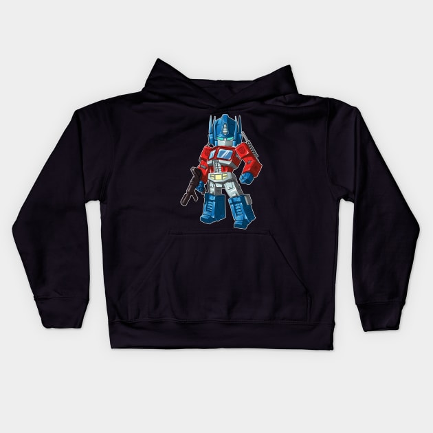 Optimus Prime Kids Hoodie by Raul_Picardo